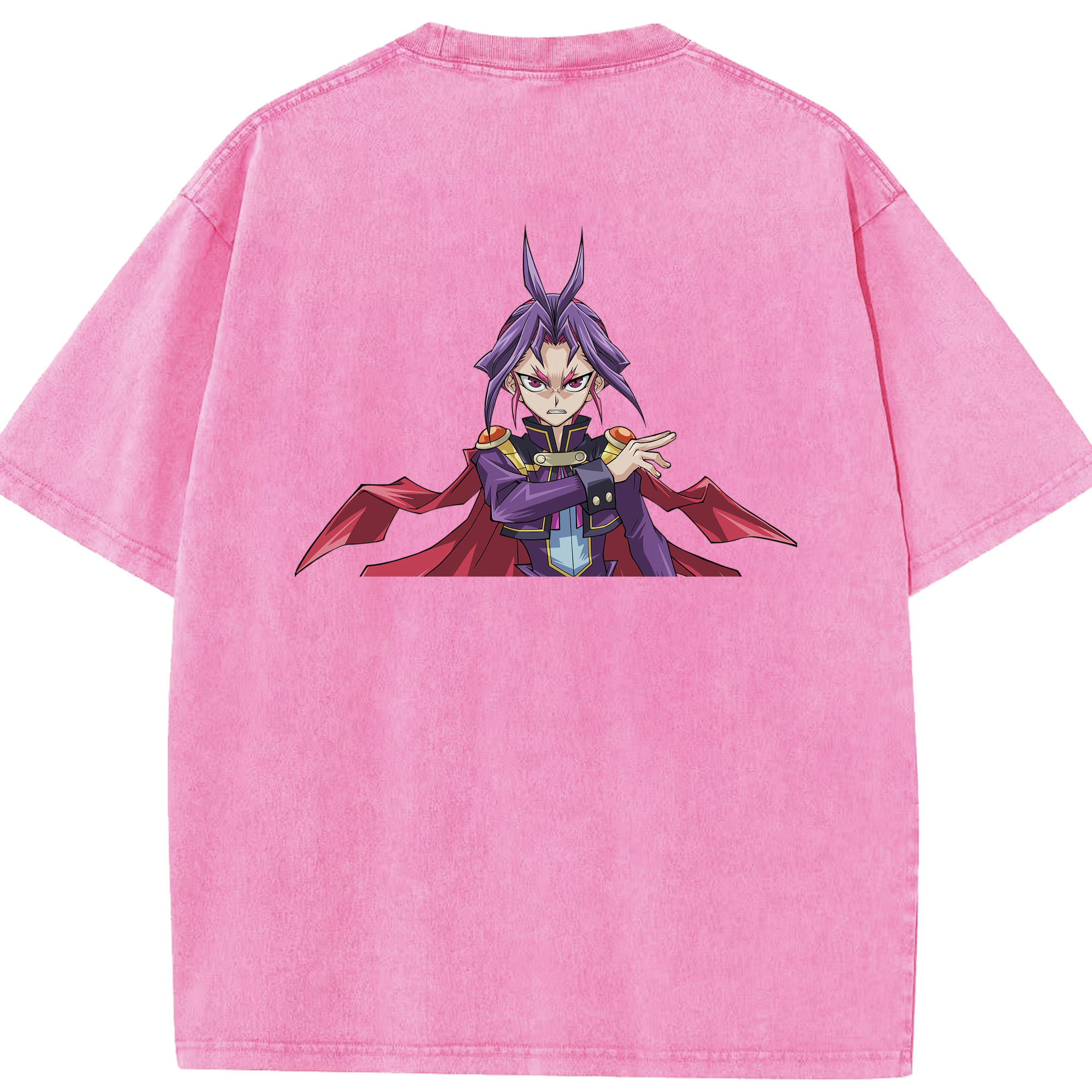 （画像用） 遊☆戯☆王 Yu-Gi-Oh! 綿100% ヴィンテージ風 半袖Tシャツ（背面プリント）